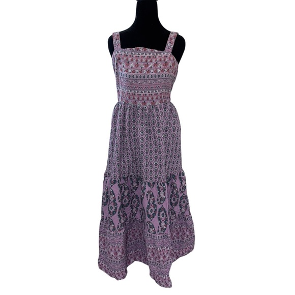 Knox Rose Pink and Purple Patterned Maxi Dress - Picture 2 of 6